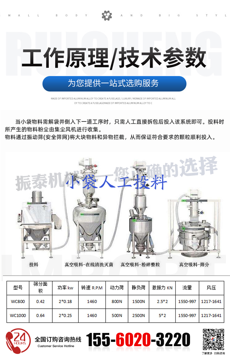 無塵投料站的工作原理和技術參數